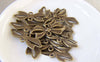 Accessories - 20 Pcs Of Antique Bronze Bow Tie Knot Connector Charms 11x29mm A5434