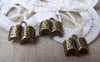 Accessories - 20 Pcs Of Antique Bronze Classic Book Charms   8x12mm A1433