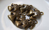 Accessories - 20 Pcs Of Antique Bronze Coat Clothes Charms 14x18mm A5795