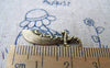 Accessories - 20 Pcs Of Antique Bronze Coiled Knife Charms Double Sided 7x25mm A1426