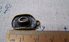 Accessories - 20 Pcs Of Antique Bronze Cowboy Hat Charms Size 13.3x22mm A4996