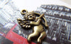 Accessories - 20 Pcs Of Antique Bronze Cupid Charms 15x18mm A701
