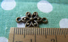 Accessories - 20 Pcs Of Antique Bronze Filigree Six Leaf Flower Connector Charms 10.5x18mm A3327