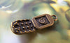 Accessories - 20 Pcs Of Antique Bronze Flop Phone Cell Phone Charms 8x27mm A5295
