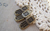 Accessories - 20 Pcs Of Antique Bronze Flop Phone Cell Phone Charms 8x27mm A5295