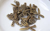 Accessories - 20 Pcs Of Antique Bronze Fork And Knife Tableware Charms 13x20mm A2280