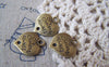 Accessories - 20 Pcs Of Antique Bronze Heart Charms 14x16mm A3944