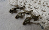 Accessories - 20 Pcs Of Antique Bronze High Heel Shoes Charms 4x22mm A7244