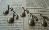 Accessories - 20 Pcs Of Antique Bronze Huge Music Note Charms 17x27mm A3662