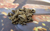 Accessories - 20 Pcs Of Antique Bronze Jingle Bell Christmas Charms 17x22mm A5269