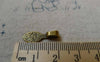 Accessories - 20 Pcs Of Antique Bronze Leaf Bail Charms 7x21mm A5653