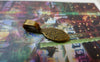 Accessories - 20 Pcs Of Antique Bronze Leaf Bail Charms 7x21mm A5653