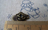 Accessories - 20 Pcs Of Antique Bronze Leaf Flower Charms 9x16mm A399