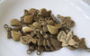 Accessories - 20 Pcs Of Antique Bronze Lovely Angel Charms 13x15mm A2447