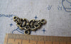 Accessories - 20 Pcs Of Antique Bronze Lovely Flower Connector Charms 14x26mm A4496