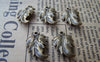 Accessories - 20 Pcs Of Antique Bronze Lovely Leaf Connectors Charms 12x19mm A396
