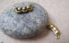 Accessories - 20 Pcs Of Antique Bronze Lovely Pea Pod Charms Pendants 7x16mm A354