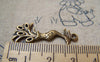 Accessories - 20 Pcs Of Antique Bronze Lovely Phoenix Bird Charms 12x31mm Double Sided A5796