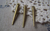 Accessories - 20 Pcs Of Antique Bronze Lovely Pin Spikes Charms 5x34mm A4762