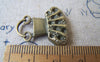 Accessories - 20 Pcs Of Antique Bronze Lovely Princess Dress Charms 22x24mm A569