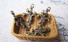 Accessories - 20 Pcs Of Antique Bronze Lovely Scarecrow Charms 15x24mm A298
