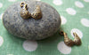Accessories - 20 Pcs Of Antique Bronze Lovely Swirly Bra Charms 14x15mm A527