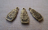 Accessories - 20 Pcs Of Antique Bronze Matryoshka Russian Doll Charms 8x17mm A3396