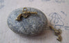 Accessories - 20 Pcs Of Antique Bronze Mini Pistol Gun Charms 11x22mm A4391
