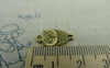 Accessories - 20 Pcs Of Antique Bronze Owl Charms Double Sided  9x18mm A5980