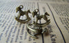 Accessories - 20 Pcs Of Antique Bronze Rocking Horse Charms 15x15mm A3399