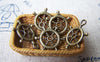 Accessories - 20 Pcs Of Antique Bronze Rudder Charms 15x20mm A1276