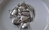 Accessories - 20 Pcs Of Antique Bronze Satellite Flying Around The Globe Charms 15x22mm A7570