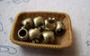Accessories - 20 Pcs Of Antique Bronze Smooth Apple Spacer Beads 7x8mm A5725