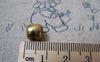Accessories - 20 Pcs Of Antique Bronze Smooth Apple Spacer Beads 7x8mm A5725