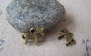 Accessories - 20 Pcs Of Antique Bronze Standing Horse Charms 12x14mm A4605