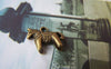 Accessories - 20 Pcs Of Antique Bronze Standing Horse Charms 12x14mm A4605