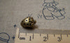 Accessories - 20 Pcs Of Antique Bronze Strawberry Large Hole Beads 8x12mm A5802