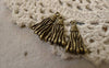 Accessories - 20 Pcs Of Antique Bronze Tassel Charms 12x21mm A7415