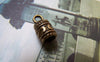 Accessories - 20 Pcs Of Antique Bronze Textured Bead Tassel Caps Charms 7x13mm A5805
