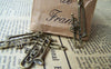 Accessories - 20 Pcs Of Antique Bronze Trumpet Music Instrument Charms 14x34mm A1700