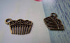 Accessories - 20 Pcs Of Antique Bronze Vintage Style Comb Charms 14x20mm A1629