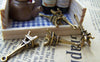 Accessories - 20 Pcs Of Antique Gold 3D Eiffel Tower Charms Pendants 8x23mm A1664