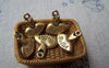 Accessories - 20 Pcs Of Antique Gold Ballet Dress Charms 15x16mm  A2354