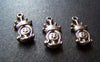 Accessories - 20 Pcs Of Antique Gold  Bead Queen Charms 9x16mm A3410