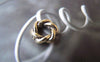Accessories - 20 Pcs Of Antique Gold Lovely Twisted Coiled Ring 3x11mm A4484