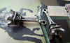 Accessories - 20 Pcs Of Antique Silver 3D Eiffel Tower Charms Pendants 8x23mm A1650