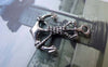 Accessories - 20 Pcs Of Antique Silver Anchor Charms Pendant 18x24mm A7685