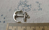 Accessories - 20 Pcs Of Antique Silver Anchor Charms Pendant 20x23mm A6523