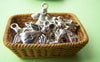 Accessories - 20 Pcs Of Antique Silver Angel Charms 13x17mm A1307