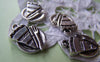 Accessories - 20 Pcs Of Antique Silver Cake Charms 15x20mm A2843